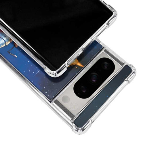 Marvel Rocket Raccoon Rocket Ride Google Pixel 8 Pro Clear Case